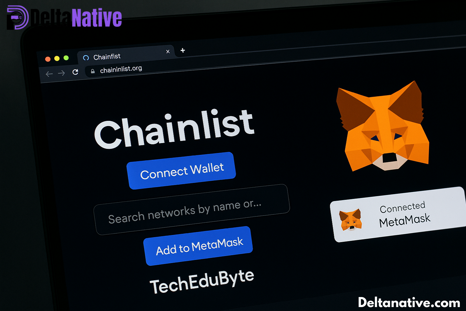 Chainlist MetaMask Techedubyte