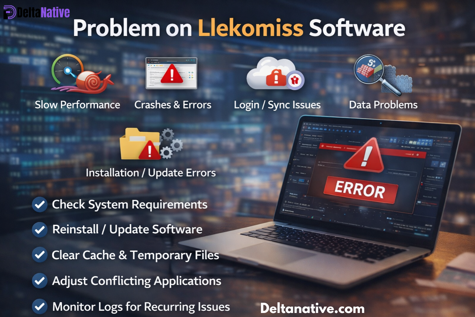 Problem on Llekomiss Software